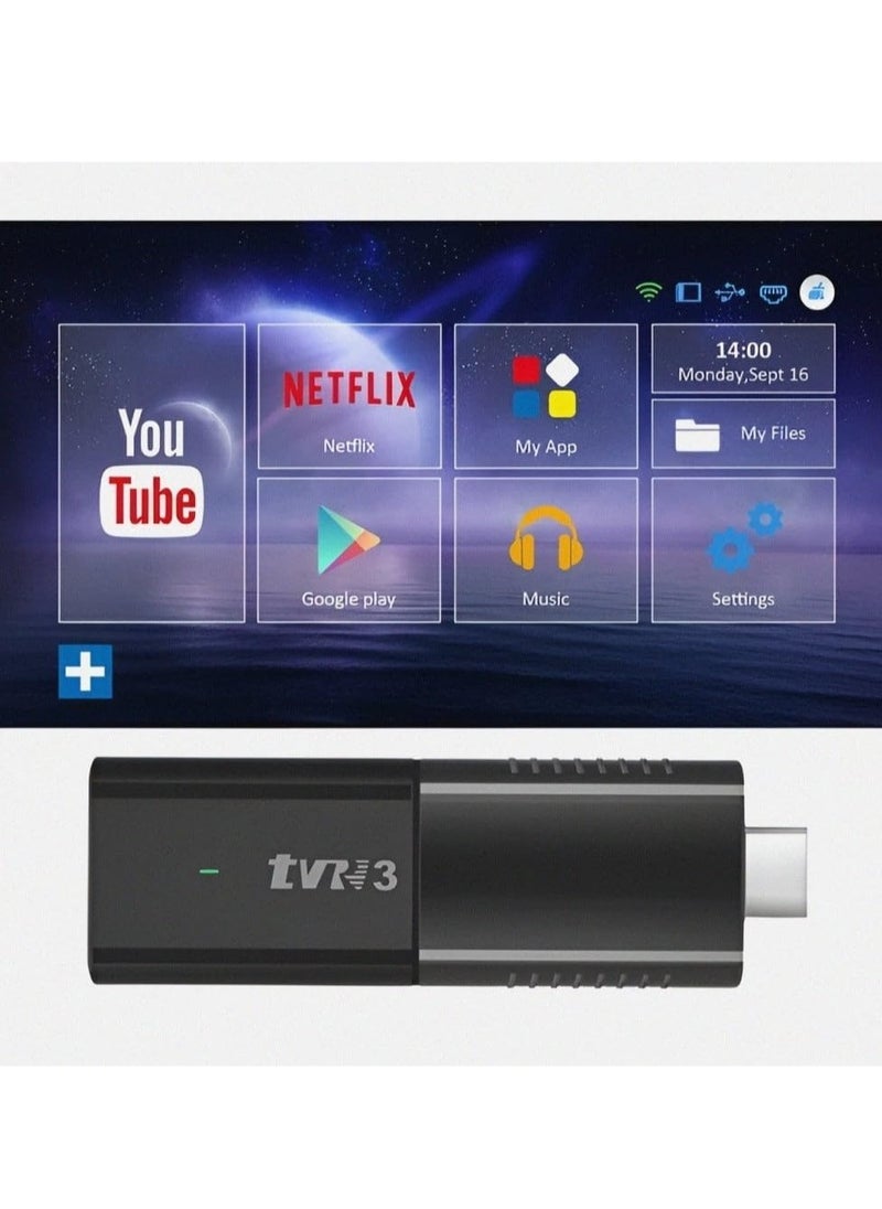 New TV Stick TVR3 Remote Control TV Stick, 2GB RAM + 16GB ROM 1080P HDR, Quad Core 64 Bit 1 WIFI 4G/5G | 4K Portable Streaming Media Player Powered by Android 12.1 TV Google Assistant