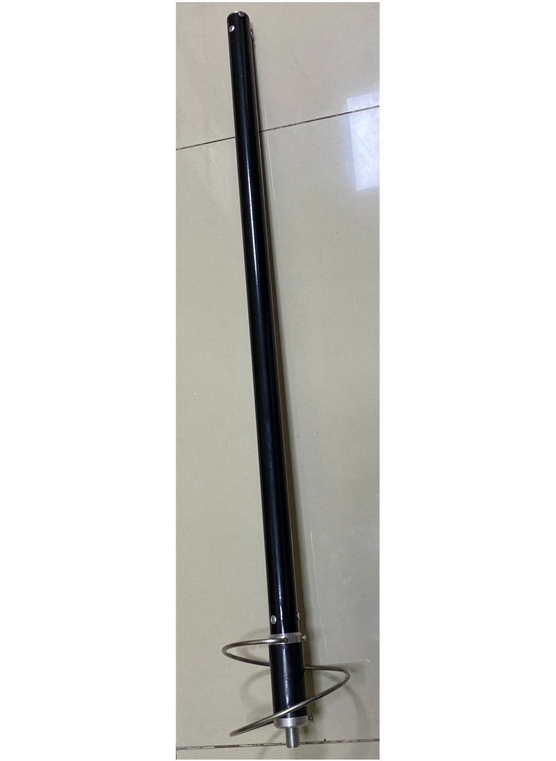 High-Gain Base Station Antenna 136-174 MHz, 7.8dB Gain, Durable Aluminum Fiber, Black Finish – Optimized for VHF Communication