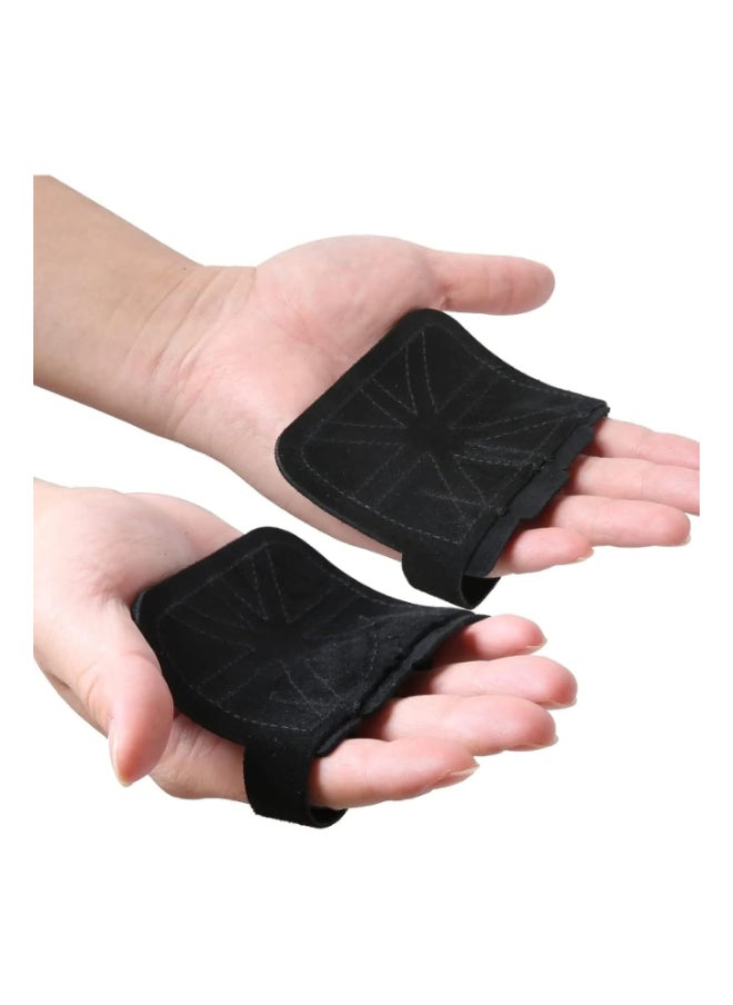 Fitness Gym Grip Pads for Weightlifting Powerlifting Cross Training Exercise Deadlift,4 Finger Loop Gym Workout Gloves for Men & Women The Gripper Palm Protection