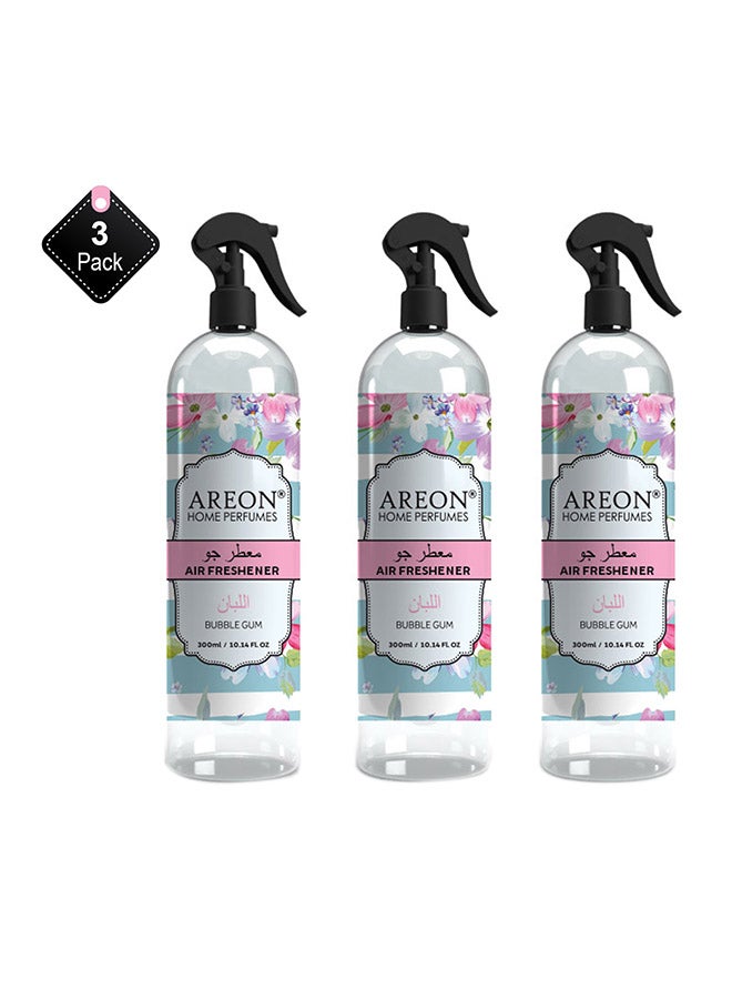 Pack Of 3 Bubble Room Spray Clear 300ml