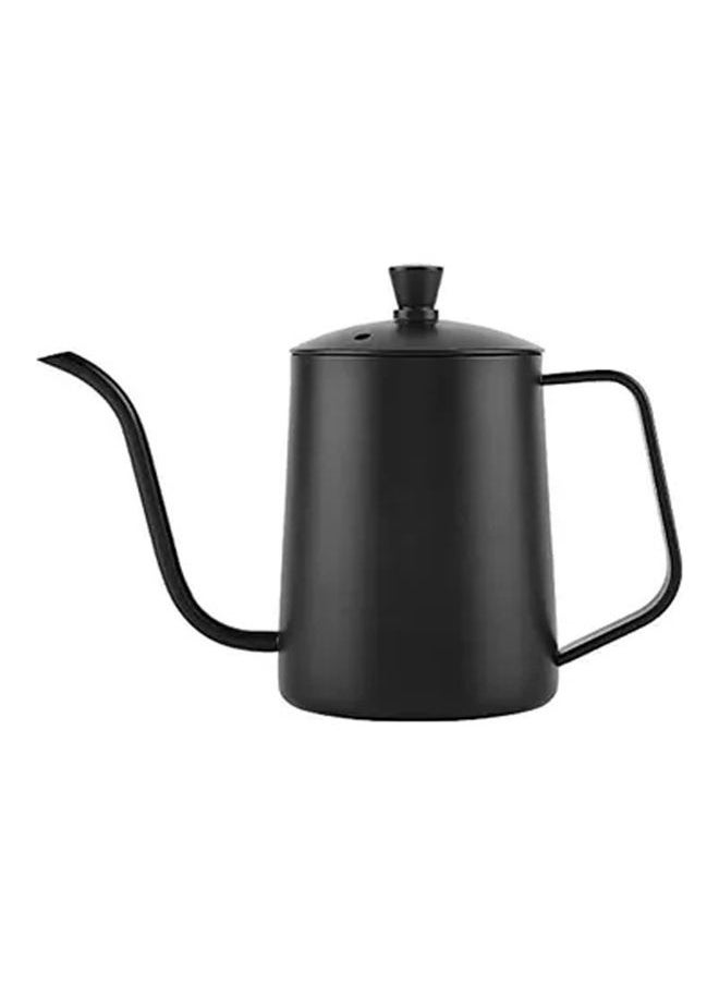 Stainless Steel Goose Neck Coffee Pot Black 500ml