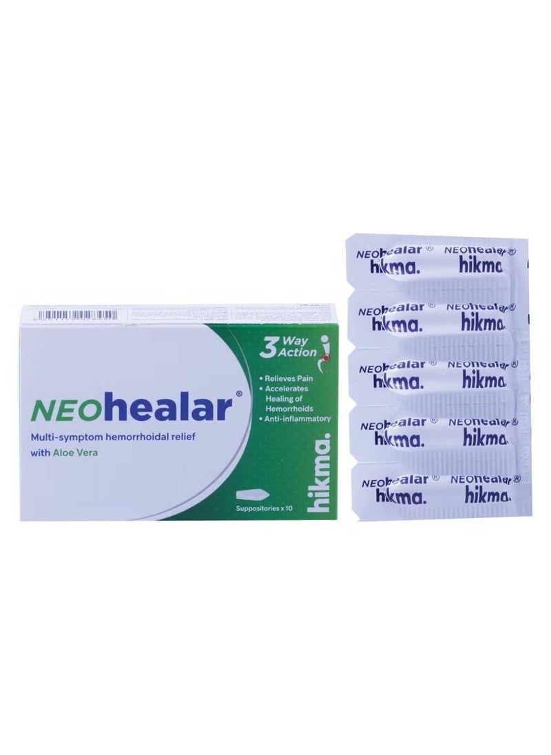 Neohealar Suppositories, 10's