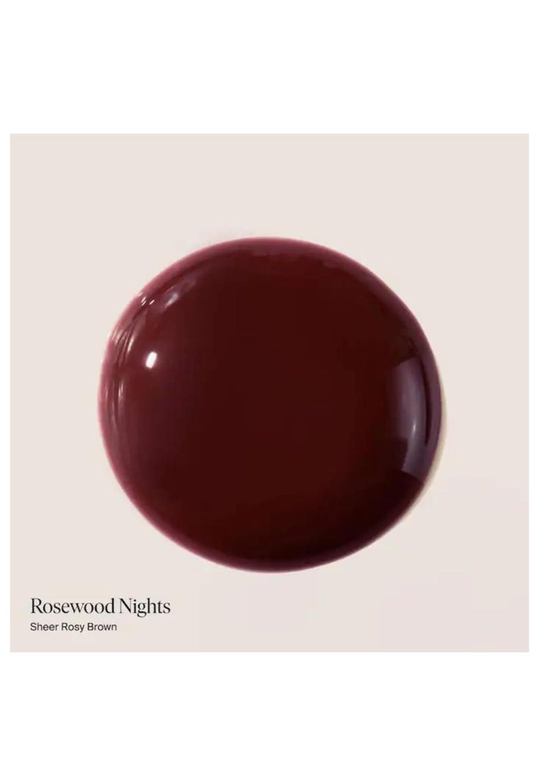 Dream Lip Oil for Moisturizing Sheer Coverage, High-Shine Tint, and Deep Hydration - Rosewood Nights (4.5ml)