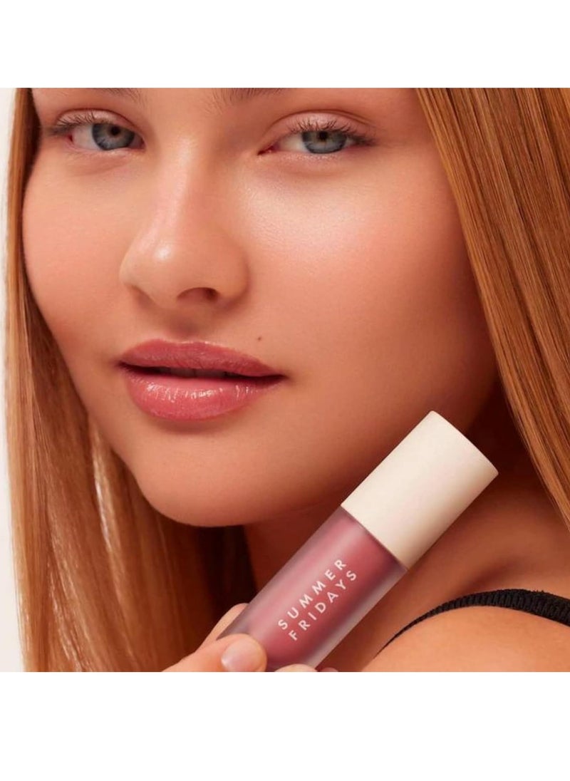 Dream Lip Oil for Moisturizing Sheer Coverage, High-Shine Tint, and Deep Hydration - Blush Dreams (4.5ml)