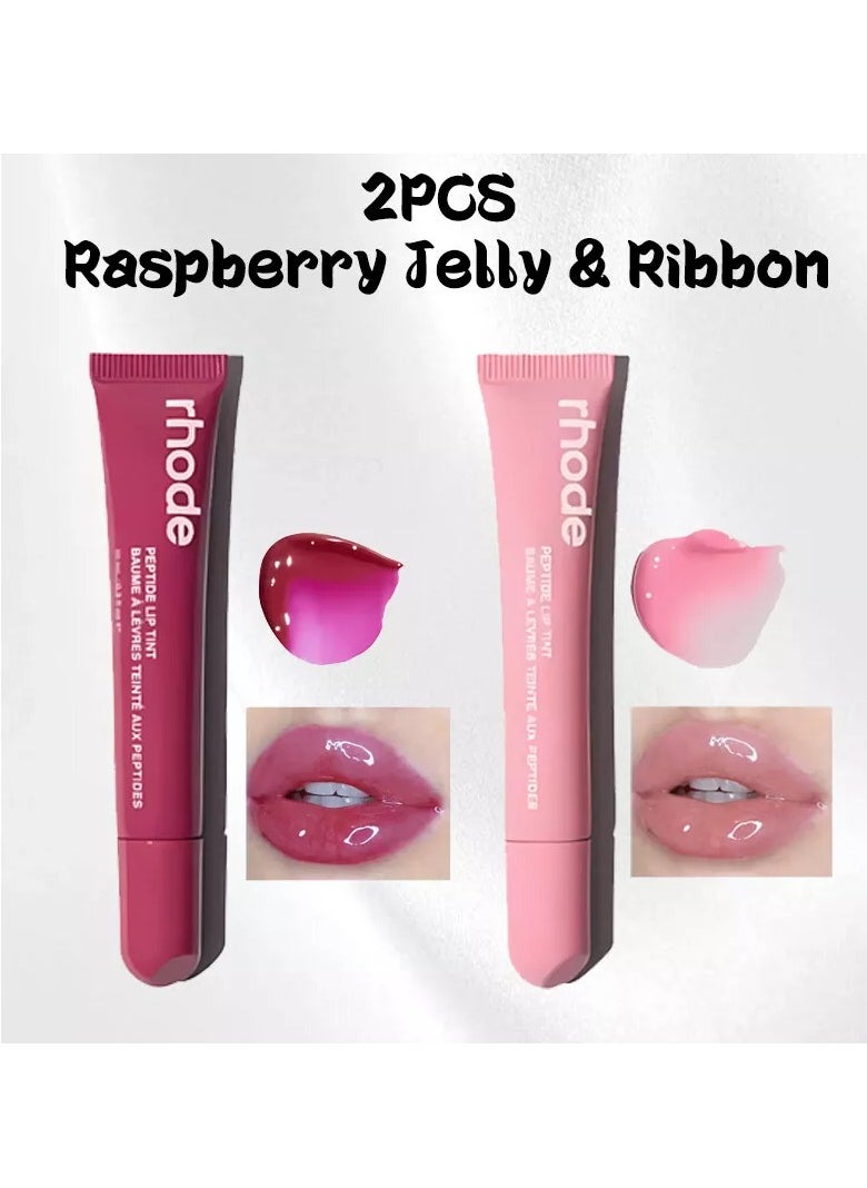 All Two shades together ,Skin Peptide Lip Tint -Ribbon and Raspberry Jelly