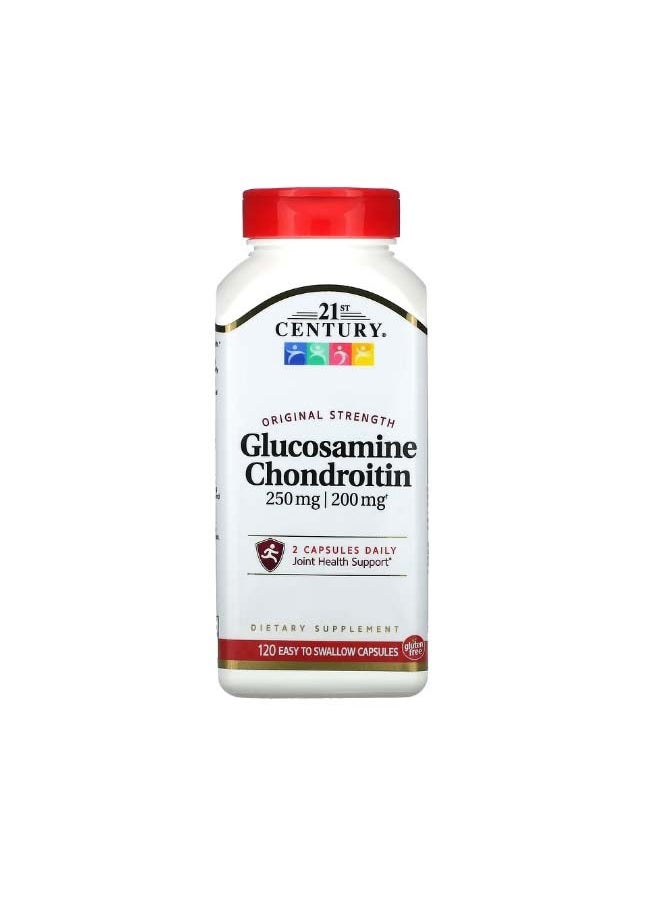 Glucosamine Chondroitin Original Strength 250 mg  200 mg 120 Easy to Swallow Capsules