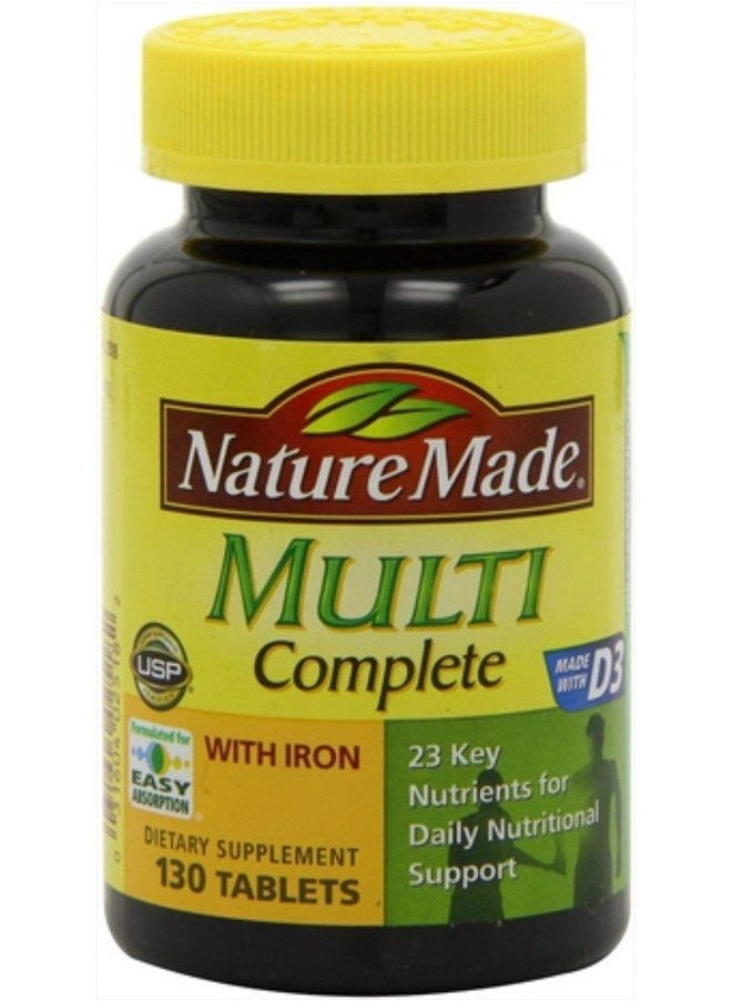 Multi Complete Tablets 130 ea (Pack of 5)