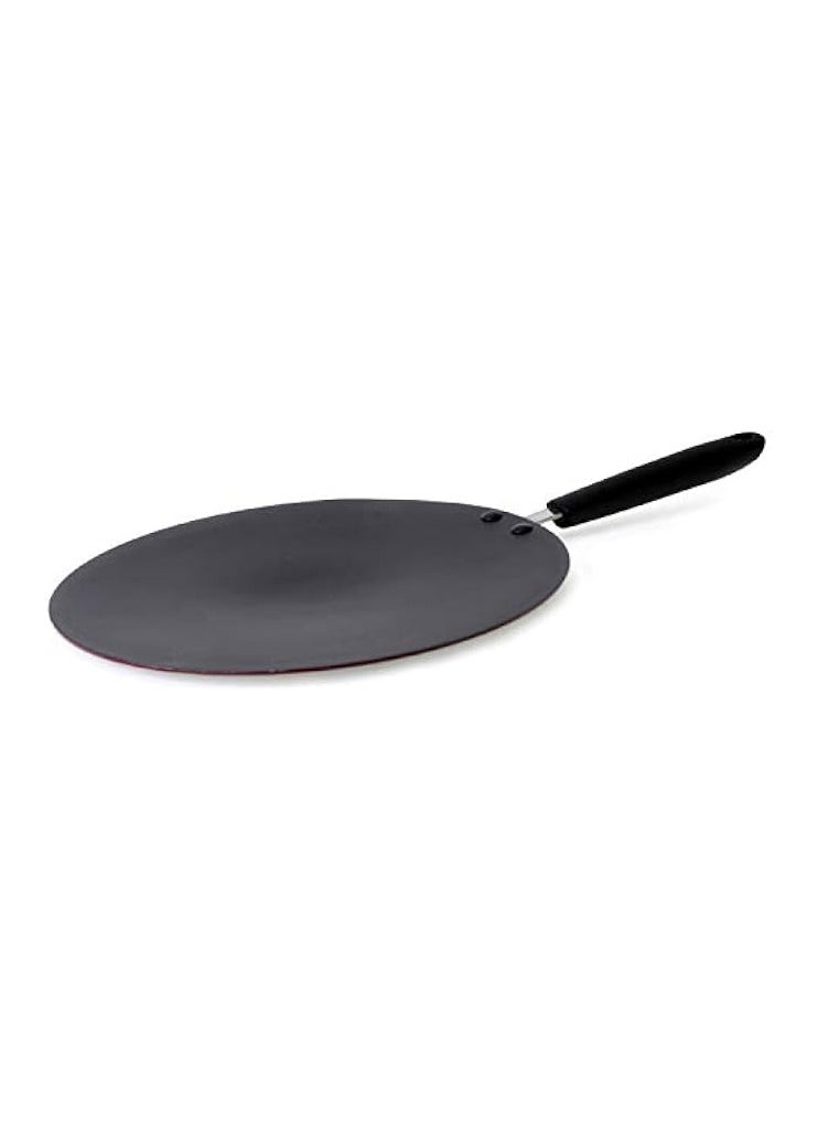 Non- Stick Tawa - 30 cm, Black, W 35.8 x H 20.2 x D 3.6 cm, Aluminum