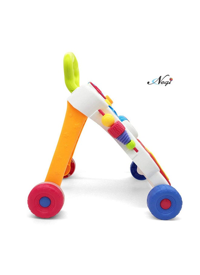 Multifunctional Baby Activity Musical Walker With Drawing Board And Toddler Toys