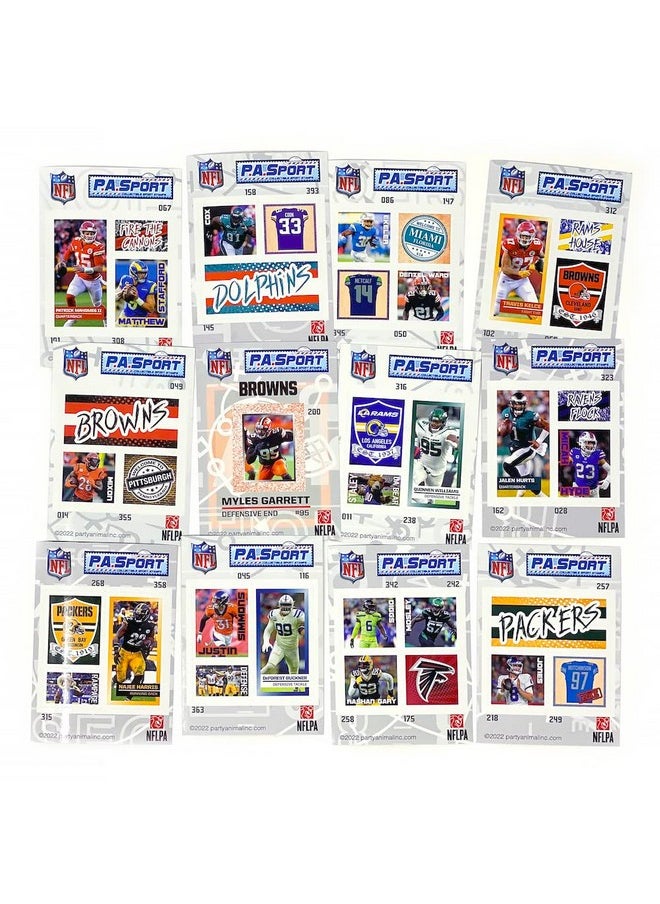 Party Animal Nfl 2023-2024 Series 2 P.A.Sport Stamp Collection Book Starter Pack
