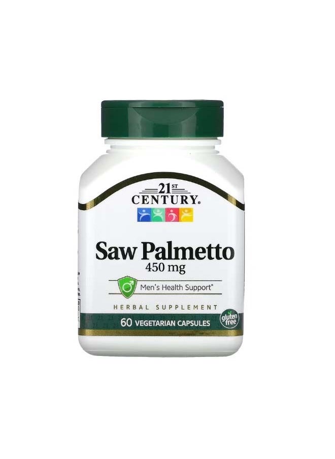 Saw Palmetto 450 mg 60 Vegetarian Capsules