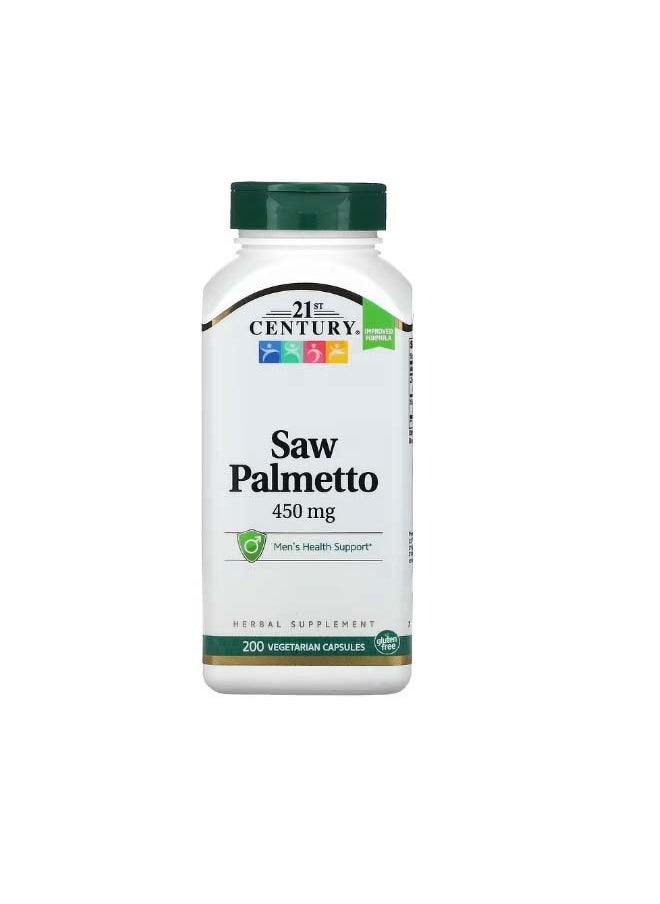 Saw Palmetto 450 mg 200 Vegetarian Capsules