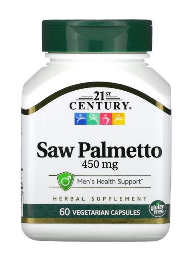 Saw Palmetto 450 mg 60 Vegetarian Capsules