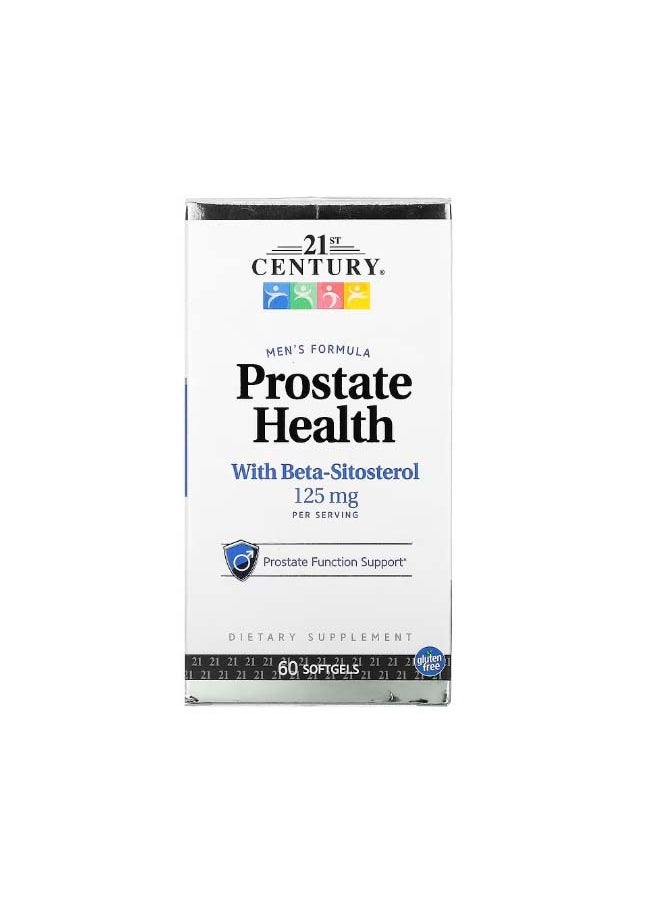 Prostate Health with Beta Sitosterol 125 mg 60 Softgels