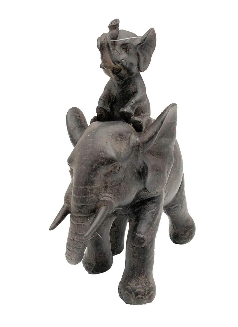 Elephant Deco Figurine Dumbo, Handmade Jungle Decoration, Indian or African Elephant for Living Room, Bedroom