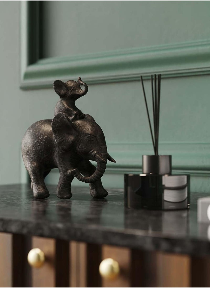 Elephant Deco Figurine Dumbo, Handmade Jungle Decoration, Indian or African Elephant for Living Room, Bedroom