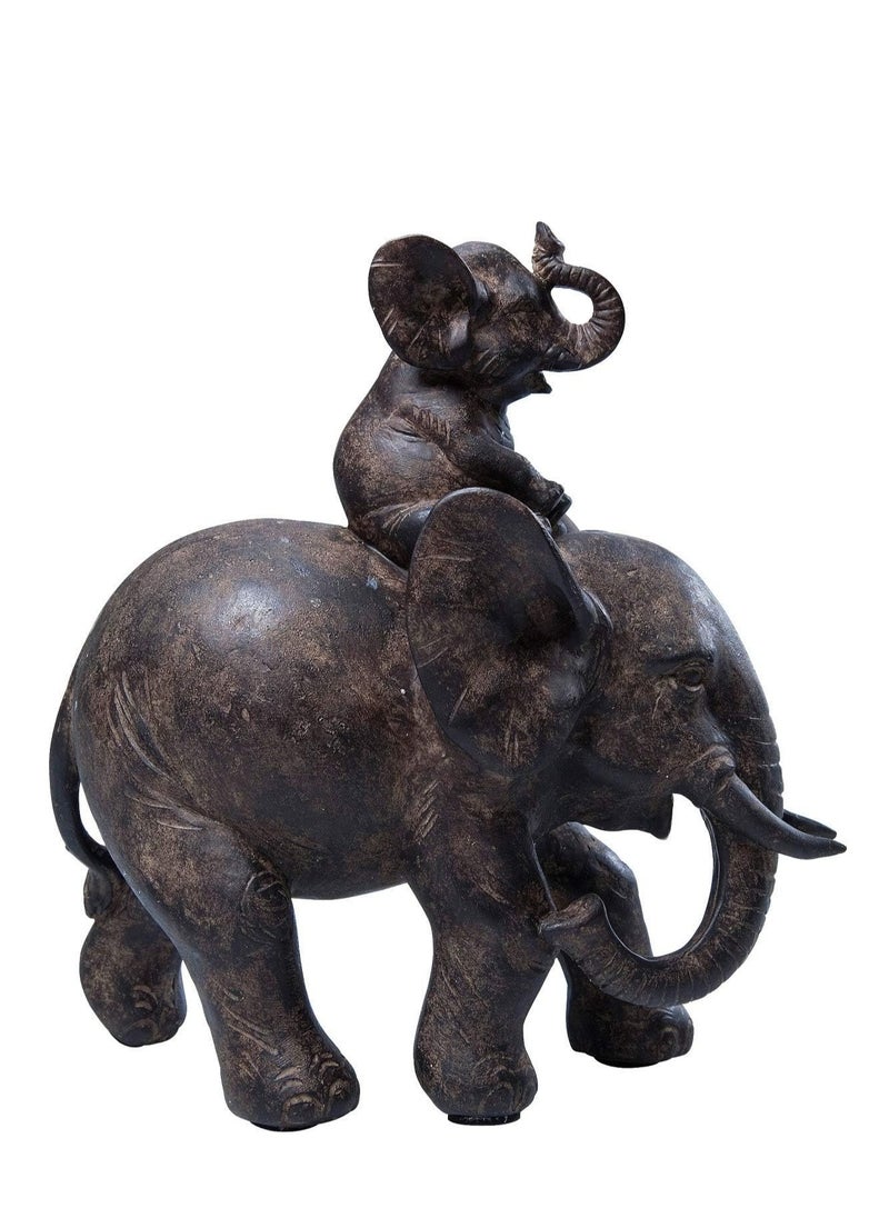 Elephant Deco Figurine Dumbo, Handmade Jungle Decoration, Indian or African Elephant for Living Room, Bedroom