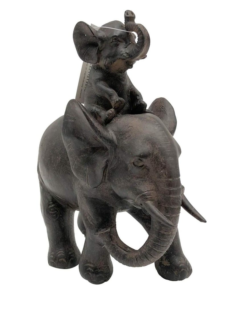 Elephant Deco Figurine Dumbo, Handmade Jungle Decoration, Indian or African Elephant for Living Room, Bedroom