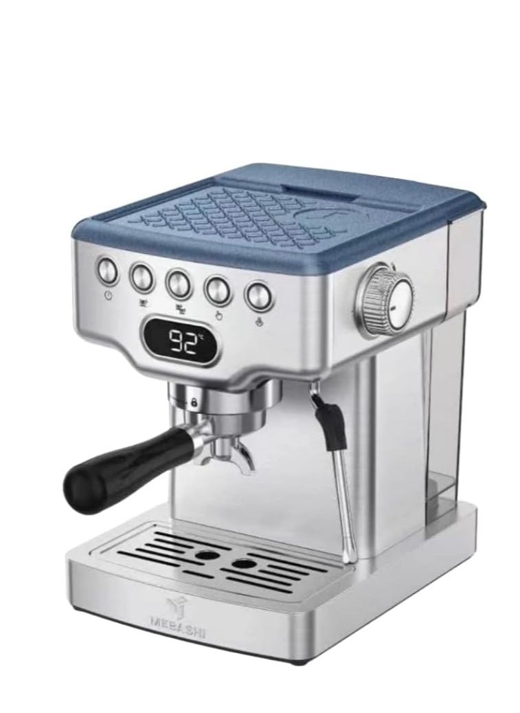 Mebashi Espresso Coffee Maker, Stylish Metalic Blue, 1.8L/ 19Bar Pressure(ME-ECM2034MB)