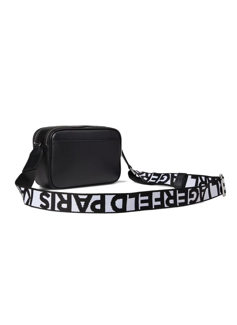 Karl Lagerfeld Maybelle Double Zip Charm Crossbody