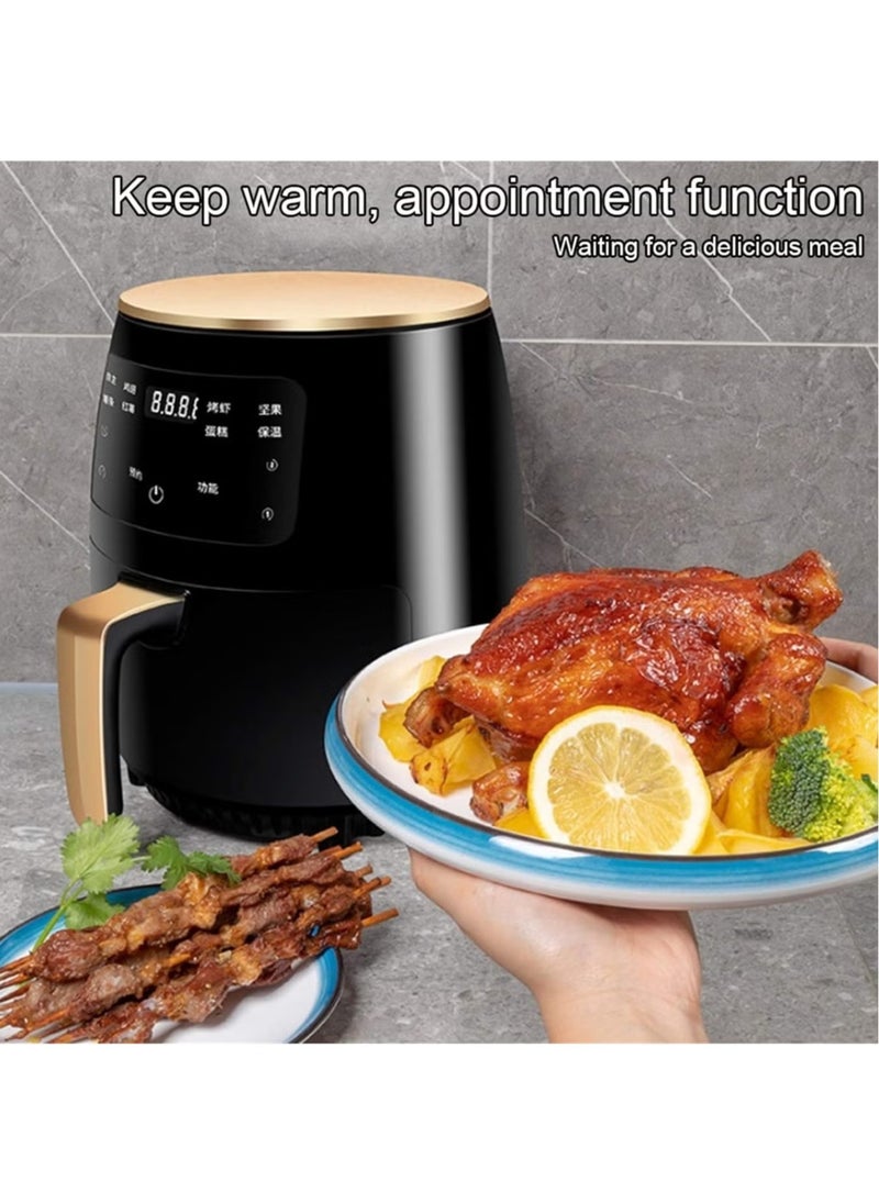 6L Air Fryer, 1200-Watt Hot Airfryer Oven with LCD Digital Screen and Temperature Control