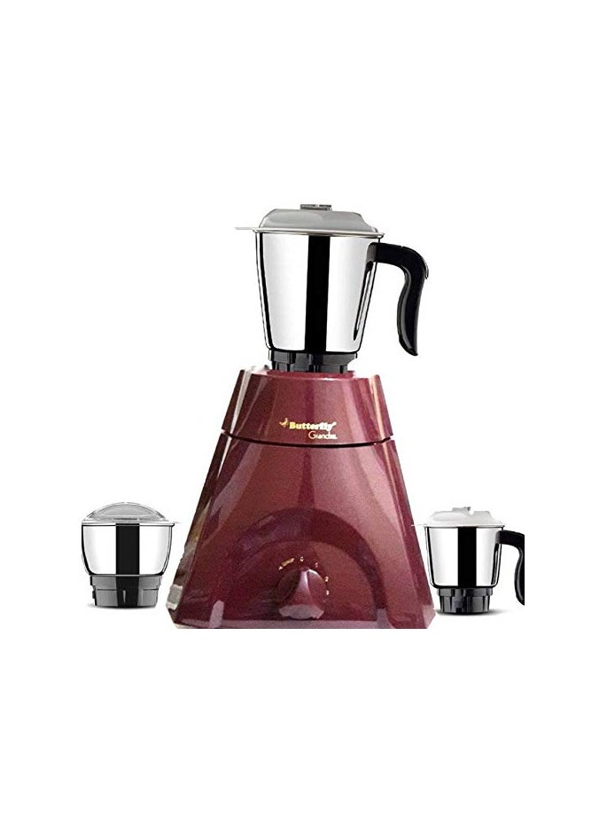 Butterfly Grand XL 500-Watt Mixer Grinder with 3 Jars (Cherry Red)