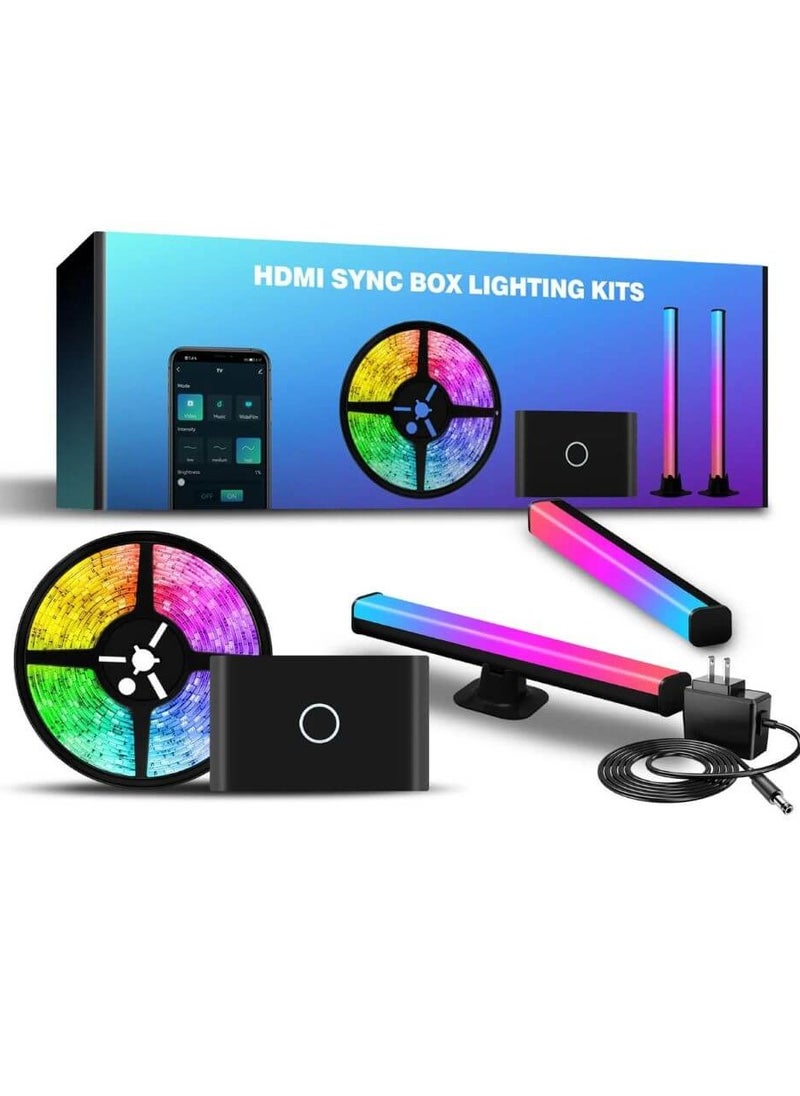 HDMI Sync Box Lightening Kits with HDMI Sync Bar Lights