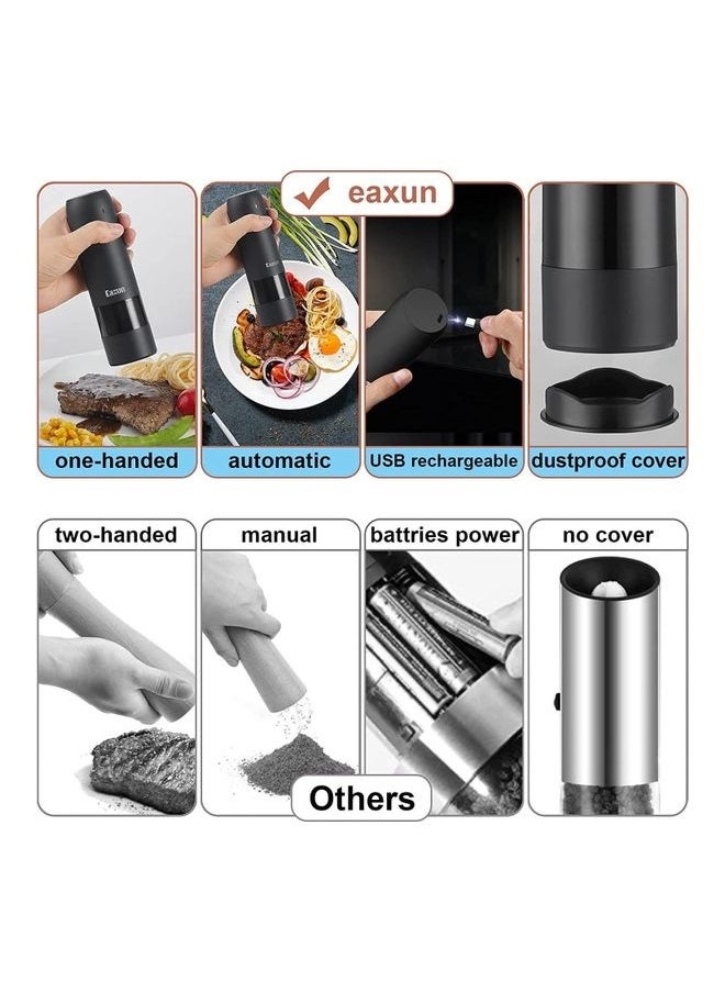 Electric Grinder for Pepper Salt Spice Coffee 0.05 kg 15.0 W Grinder2202198 Black