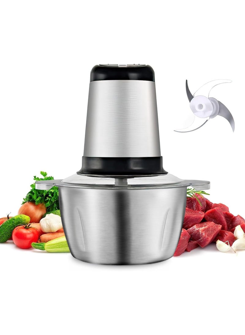 Electric Food Chopper Stainless Steel