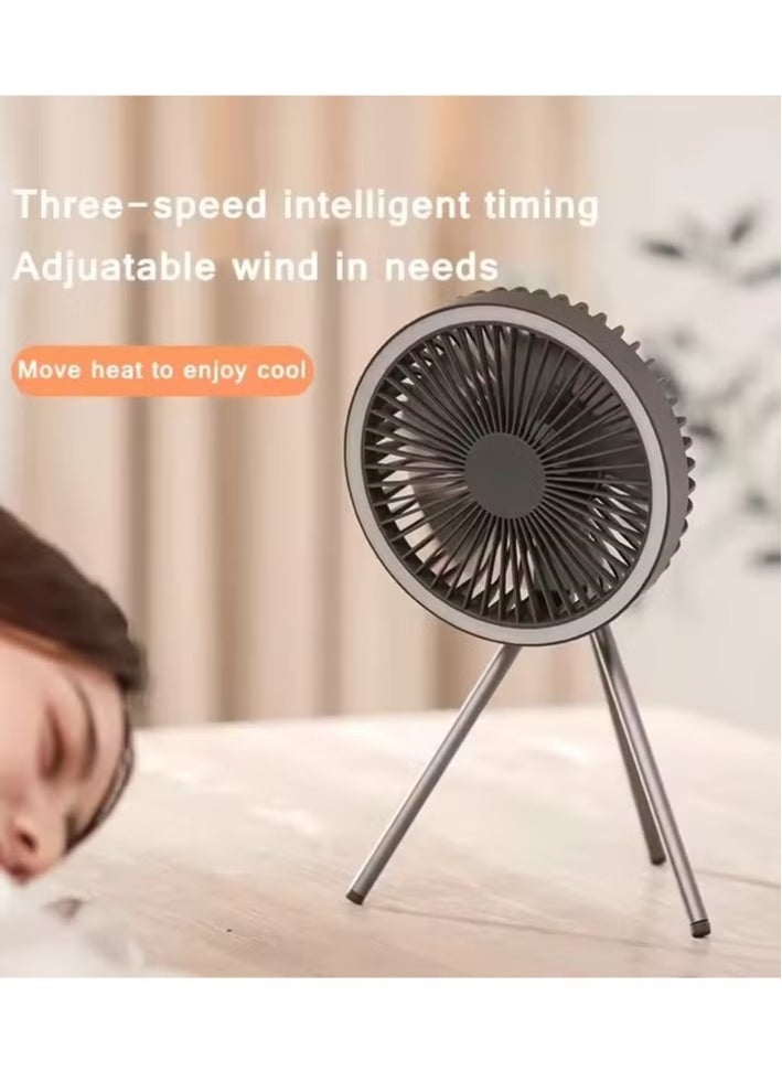 Portable Fan USB Electric Fan Powered Folding Rechargeable Fans Mini Silent Table Outdoor Air Cooler