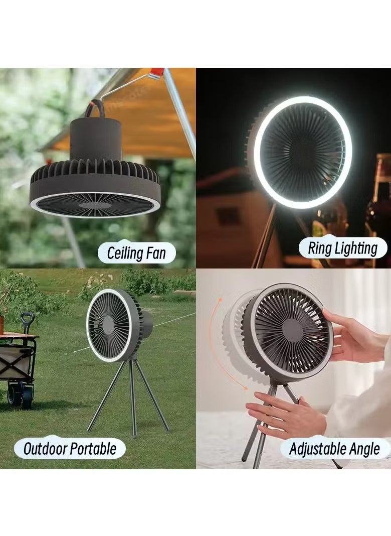 Portable Fan USB Electric Fan Powered Folding Rechargeable Fans Mini Silent Table Outdoor Air Cooler