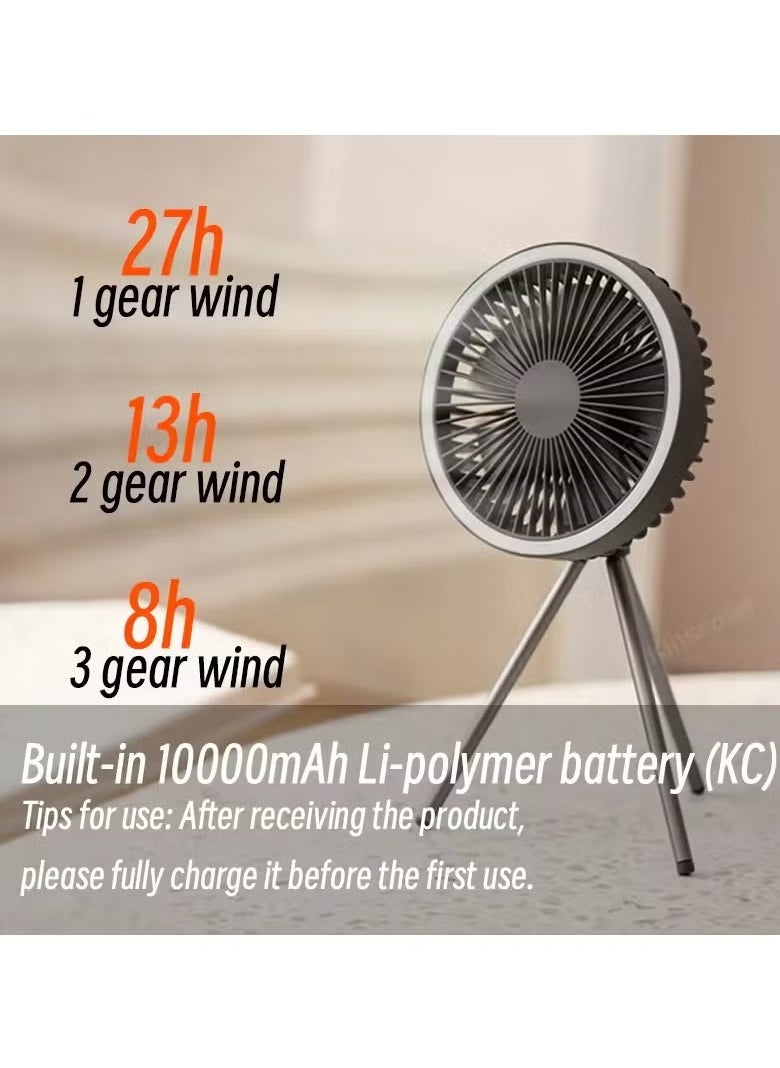 Portable Fan USB Electric Fan Powered Folding Rechargeable Fans Mini Silent Table Outdoor Air Cooler