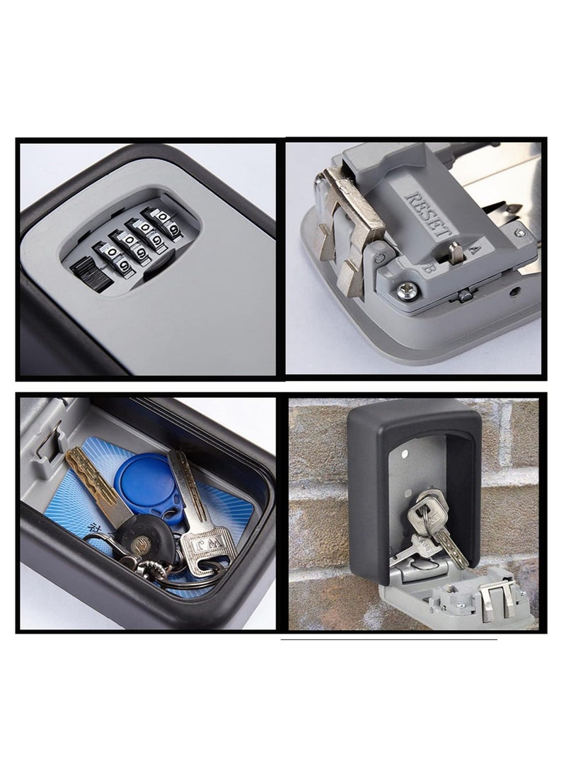 Key Storage LOCK Box Combination Key Safe - Wall Mounted