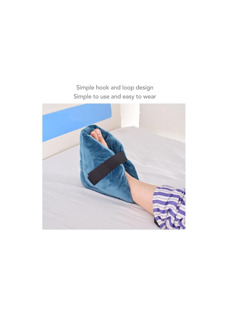 Heel Cushion, Thick Soft Heel Protector Pillows Heel Pillow Heel Protector Cushions for Pressure Sores Bedsores Decubitus Ulcers