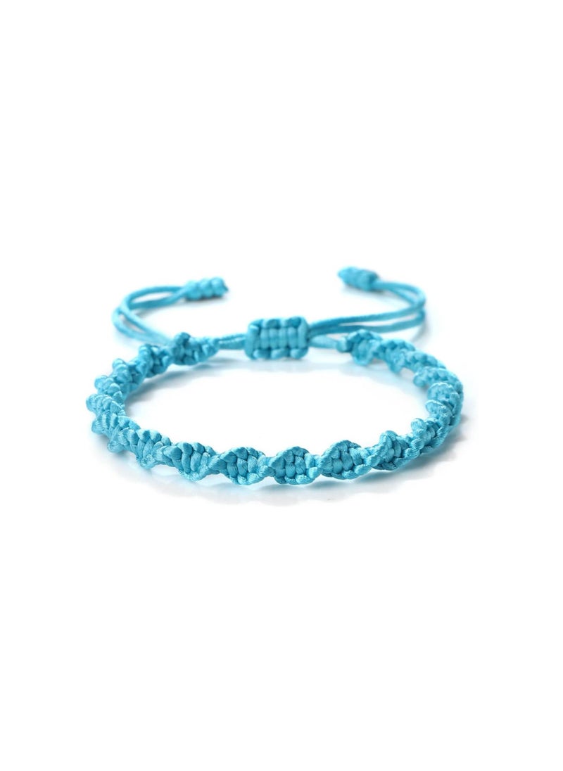Blue Friendship Bracelet Kit, Blue Friendship Bracelet Beads, Blue Friendship Bracelet String, Blue Friendship Butterfly Bracelet (Light Blue)