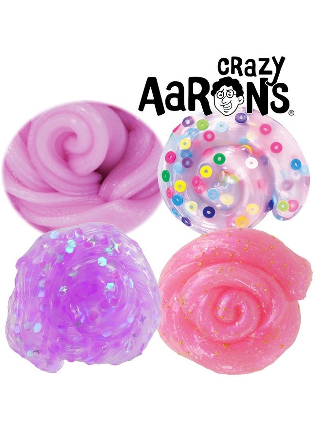 Crazy Aaron'S Putty Mini Tins Daydream, Skate Away, Fairy Sprinkles & Love Is In The Air Gift Set Bundle - 4 Pack (13.3G Each)