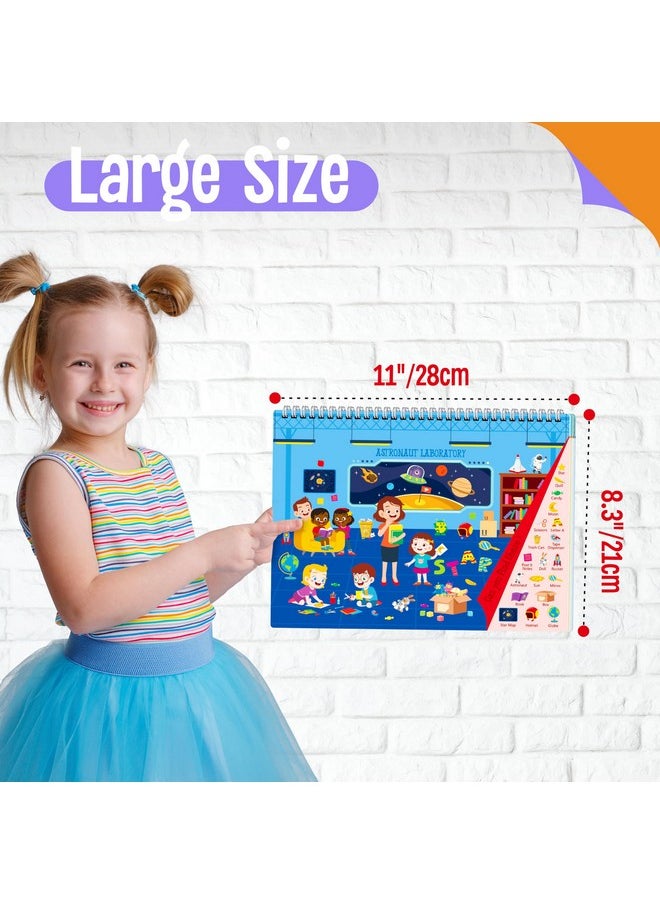 Search & Find Book, 30 Different Themes 32 Pages Activities Book, Montessori Learning Toy Educational Game Autism Sensory Toys For Preschool Girls And Boys Ages 3, 4, 5, 6