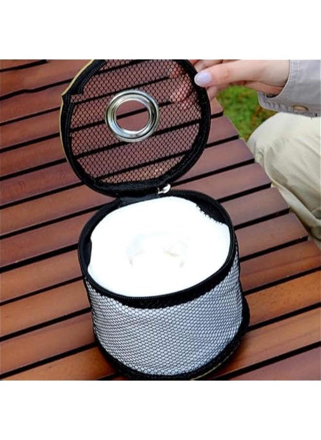 Portable Toilet Paper Holder for Camping and Travel | Compact Paper Roll Dispenser with Hanging Hook | Versatile Tissue Storage Bag for Wall and Car, Ideal for Outdoor Adventures