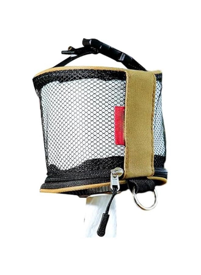 Portable Toilet Paper Holder for Camping and Travel | Compact Paper Roll Dispenser with Hanging Hook | Versatile Tissue Storage Bag for Wall and Car, Ideal for Outdoor Adventures