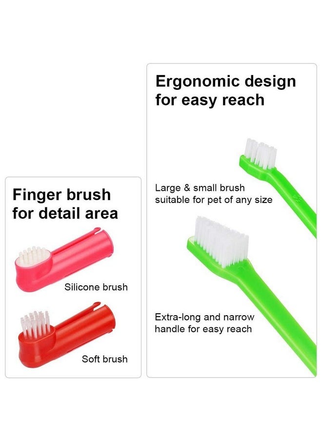 3 In 1 Cleaning Dental Toothbrush With Shower Grooming And Bathing Glove (Colour May Vary)