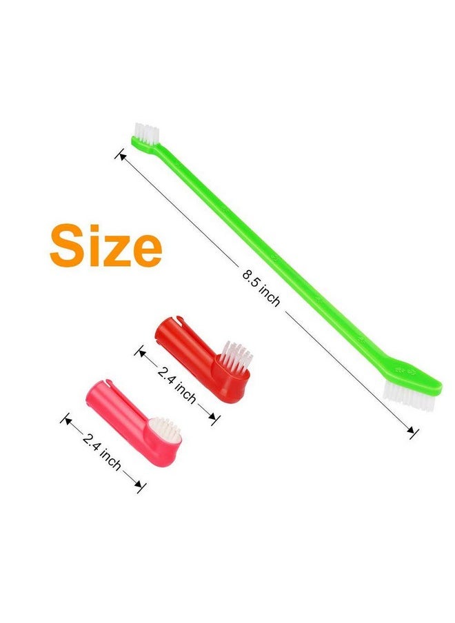 3 In 1 Cleaning Dental Toothbrush With Shower Grooming And Bathing Glove (Colour May Vary)