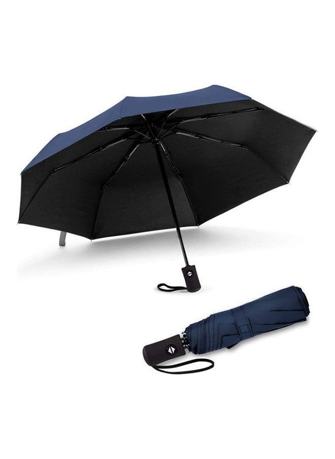 Small Umbrella For Protection From Rain And Sun Double Black