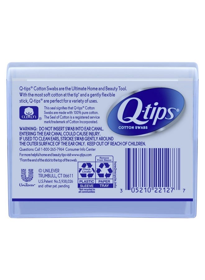 Cotton Swabs - Travel Q-Tips For Beauty, Makeup, Nails, Men'S Grooming, And More, Perfect For On The Go, Travel Size Case, 30 Count Ea (Pack Of 2)