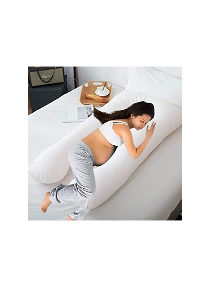 Unique Design Multifunctional Comfortable Cotton Maternity Pillow - White