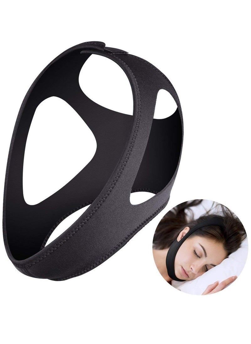 Anti Snoring Chin Strap, Stop Snoring, The Most Effective Snoring Solution, Snoring Reduction Relief Stopper, Sleep Aid Devices Adjustable Comfortable Bands For Men And Women