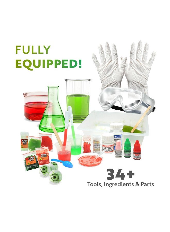 Disgusting N' Gross Zombie Poop - Diy Stem Learning & Educational Science Kit For Kids Age 8 9 10 11 12 13+ Years Old With 34+ Experiment Tools - Kids Toys And Craft Activities For Boys & Girls