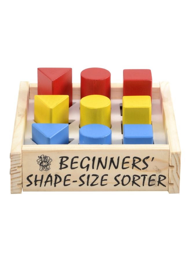 Beginner's Shape Size Sorter Learning Toy SF-27