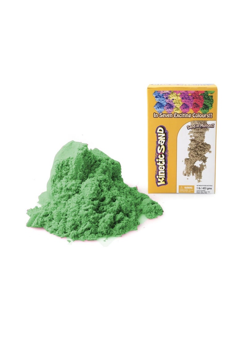 kinetic sand 1 lb / 453 grams , green