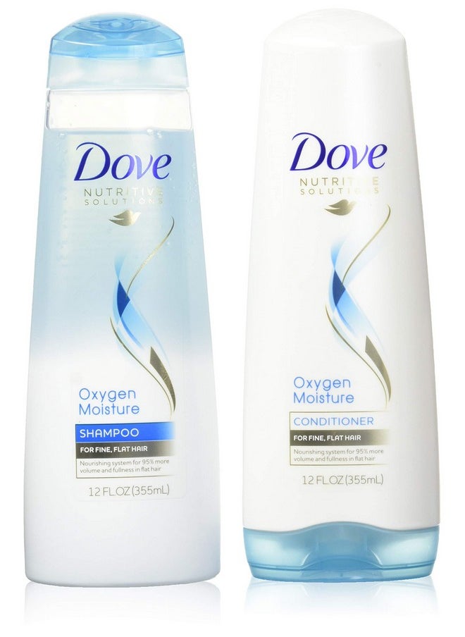 Advanced Hair Series Oxygen Moisture, Shampoo And Conditioner Set, 12 Ounce Each