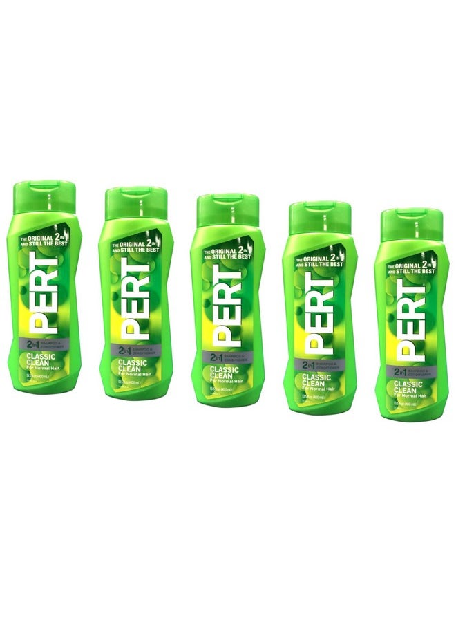 2-In-1 Shampoo Plus Conditioner, Normal Hair 13.50 Oz ( Pack Of 5)